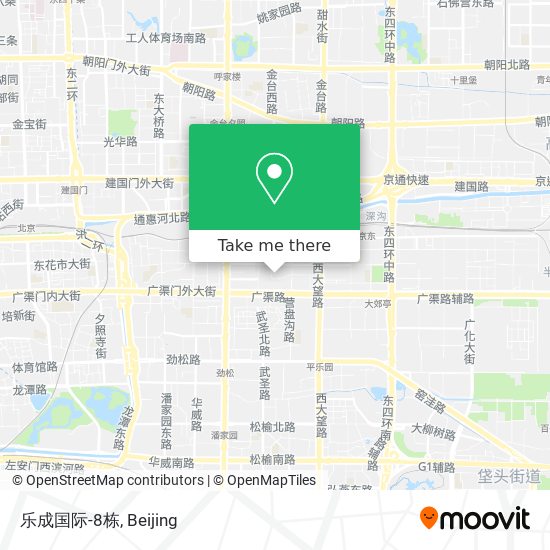 乐成国际-8栋 map