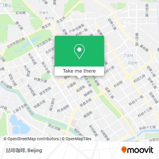 喆啡咖啡 map