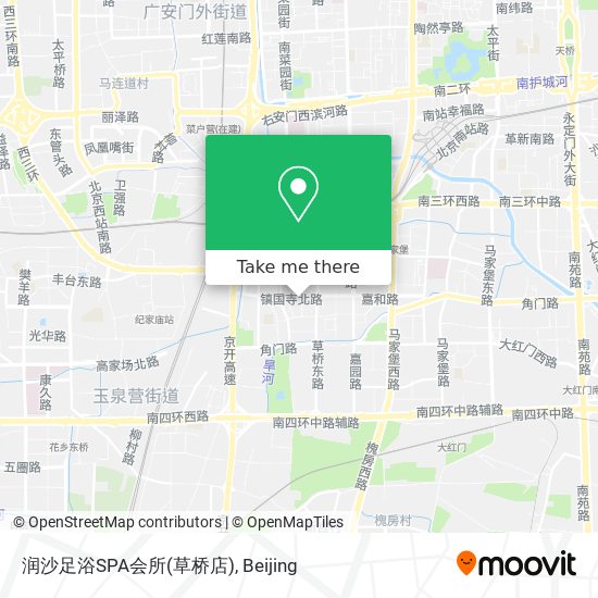 润沙足浴SPA会所(草桥店) map