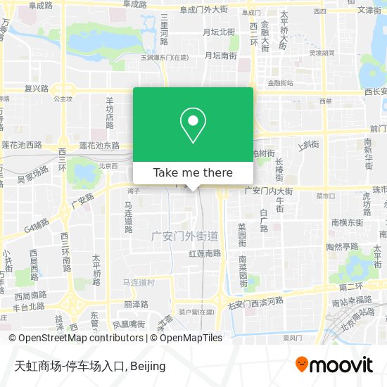 天虹商场-停车场入口 map
