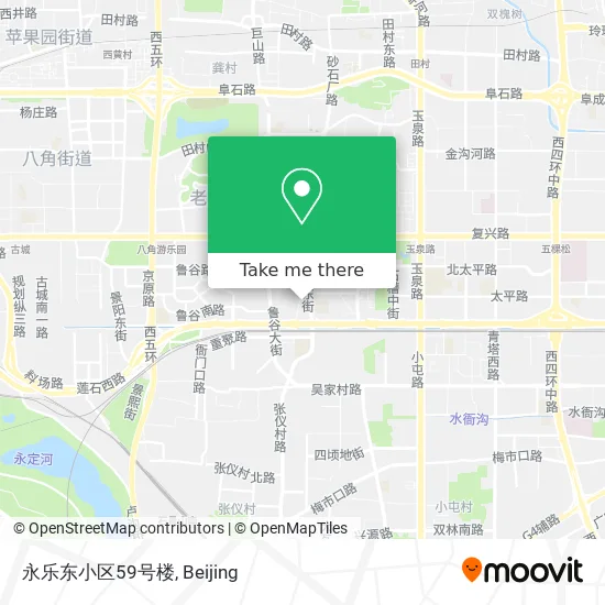 永乐东小区59号楼 map
