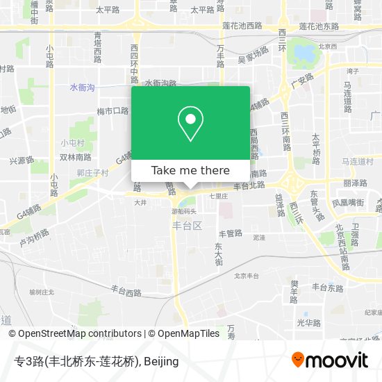 专3路(丰北桥东-莲花桥) map
