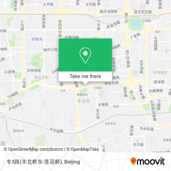专3路(丰北桥东-莲花桥) map