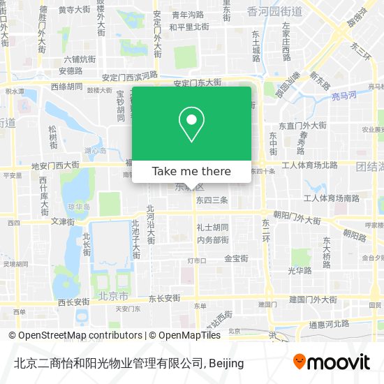 北京二商怡和阳光物业管理有限公司 map