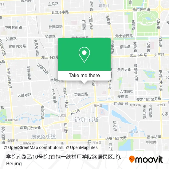 学院南路乙10号院(首钢一线材厂学院路居民区北) map
