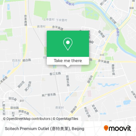 Scitech Premium Outlet (赛特奥莱) map