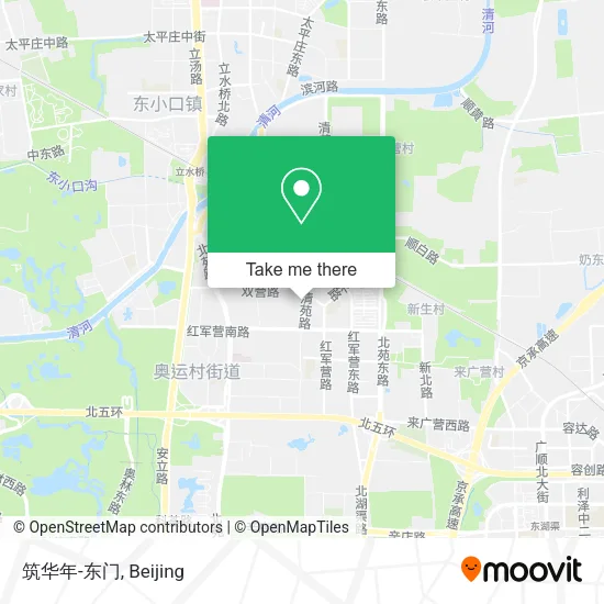 筑华年-东门 map