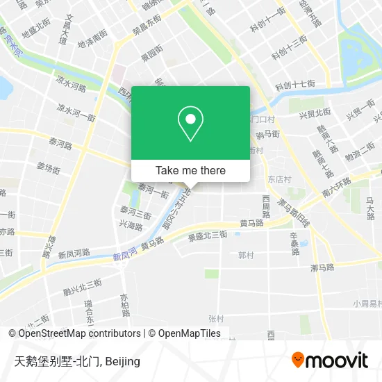 天鹅堡别墅-北门 map