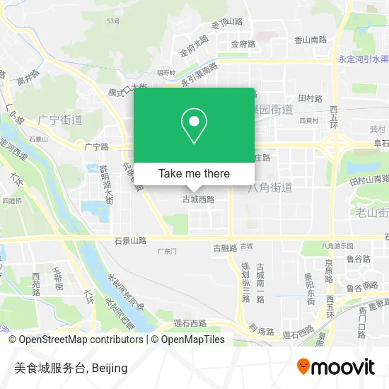 美食城服务台 map