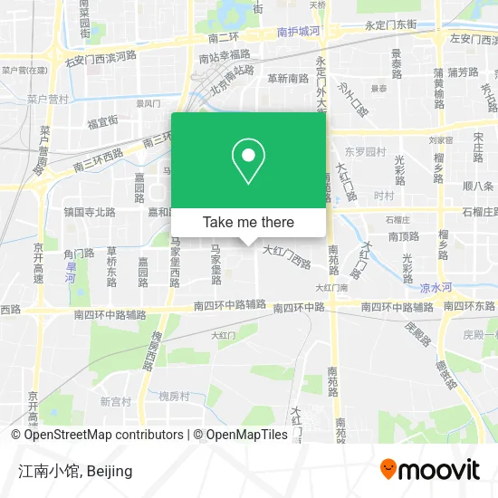 江南小馆 map