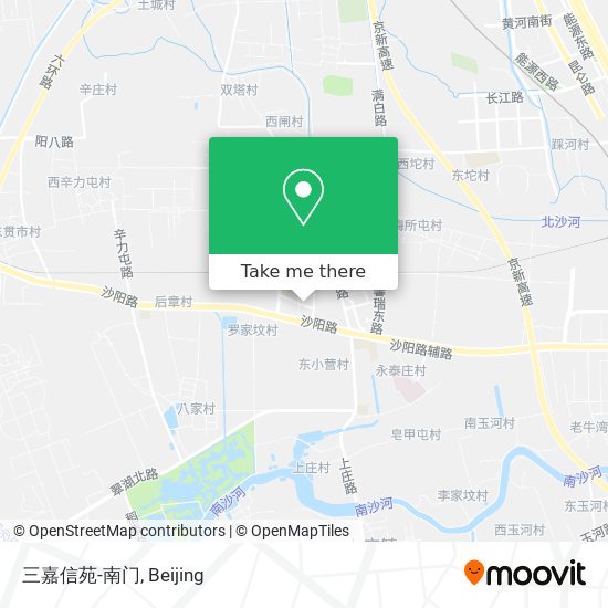 三嘉信苑-南门 map