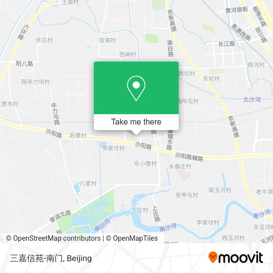 三嘉信苑-南门 map