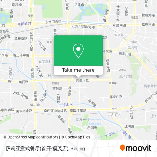 萨莉亚意式餐厅(首开·福茂店) map