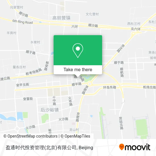 盈通时代投资管理(北京)有限公司 map