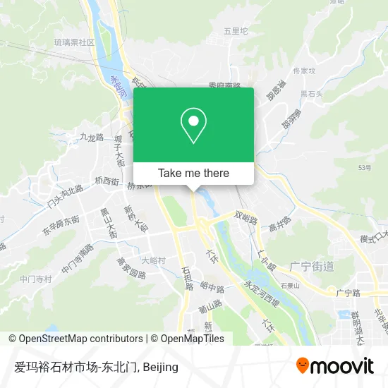 爱玛裕石材市场-东北门 map
