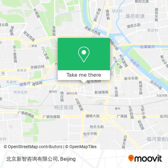 北京新智咨询有限公司 map