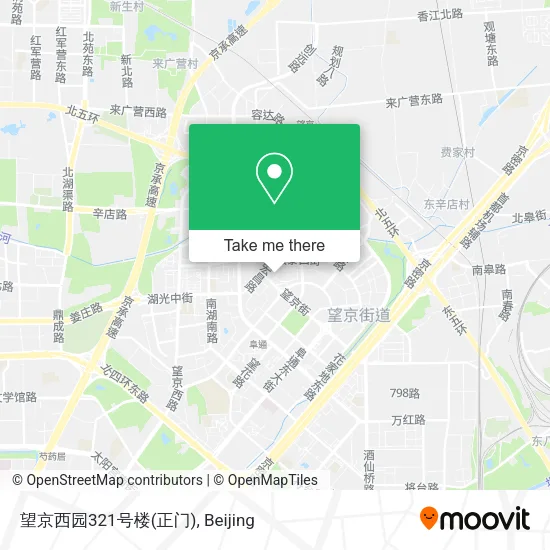 望京西园321号楼(正门) map