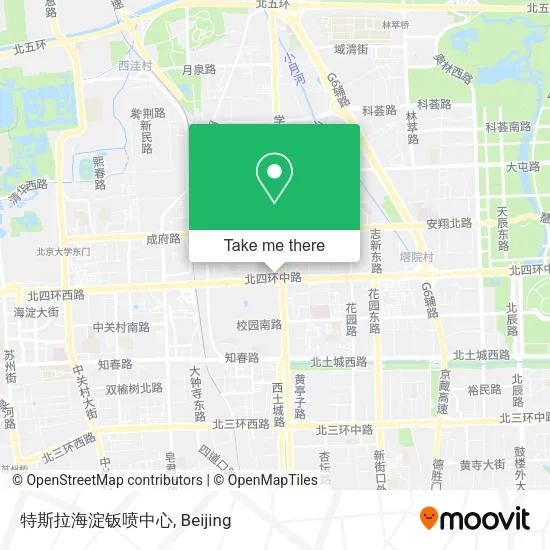特斯拉海淀钣喷中心 map