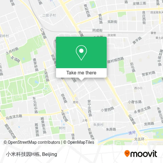 小米科技园H栋 map