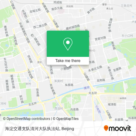 海淀交通支队清河大队执法站 map