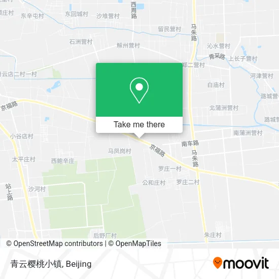 青云樱桃小镇 map