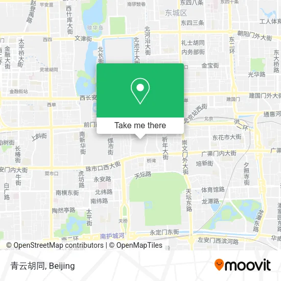 青云胡同 map