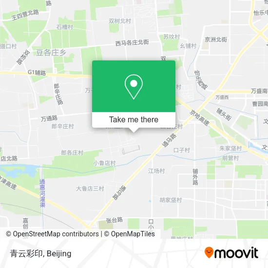 青云彩印 map