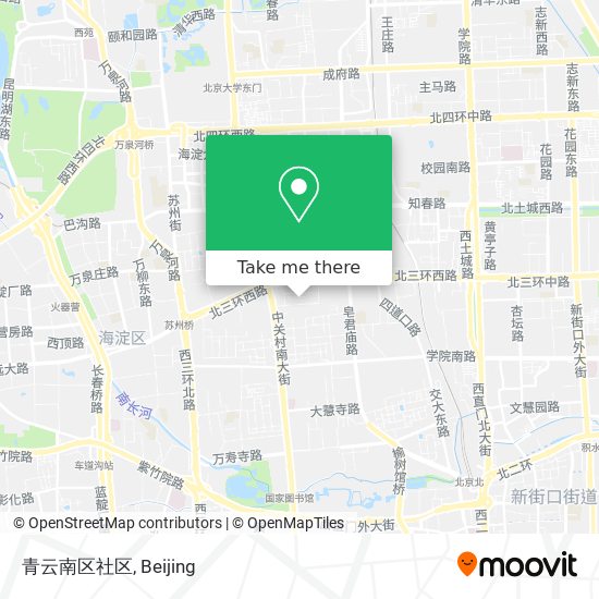 青云南区社区 map
