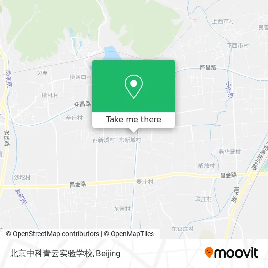 北京中科青云实验学校 map