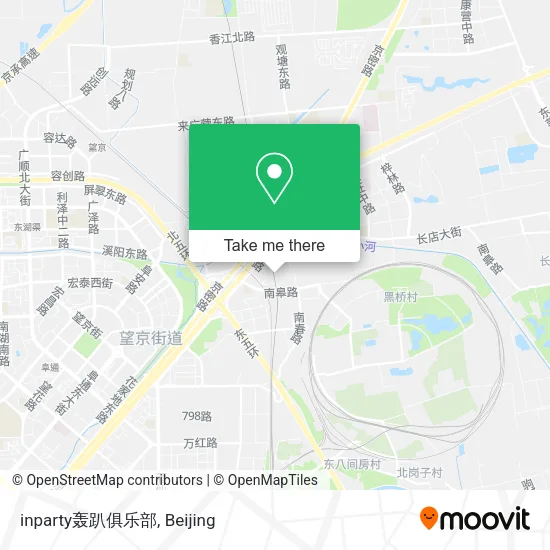 inparty轰趴俱乐部 map