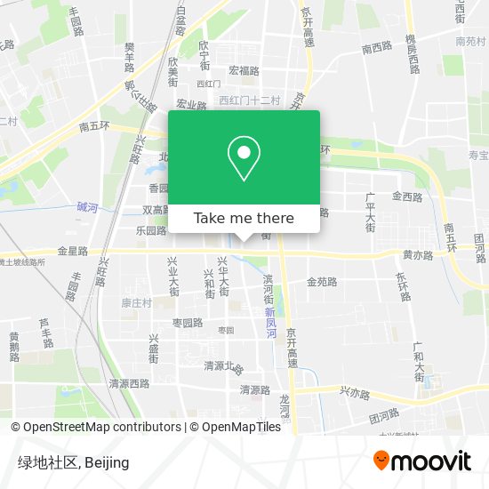 绿地社区 map