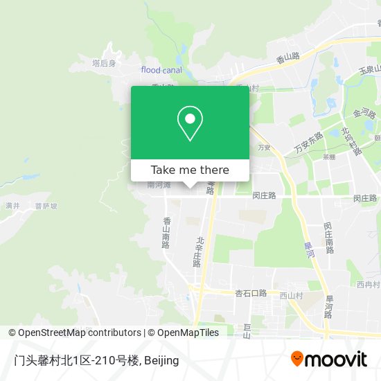 门头馨村北1区-210号楼 map
