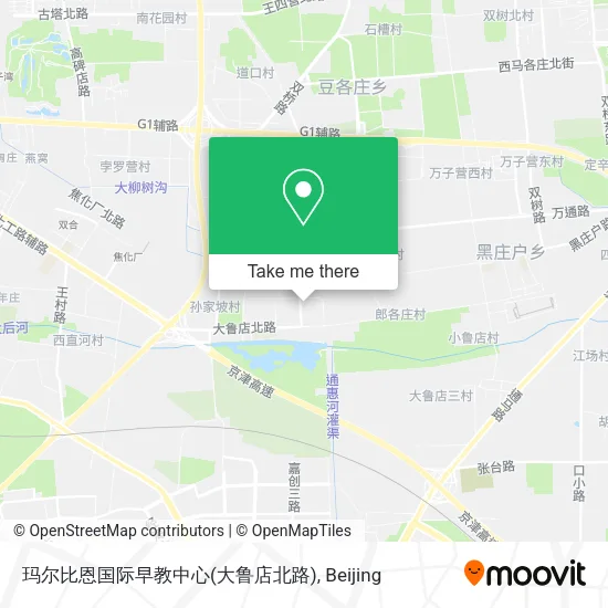 玛尔比恩国际早教中心(大鲁店北路) map