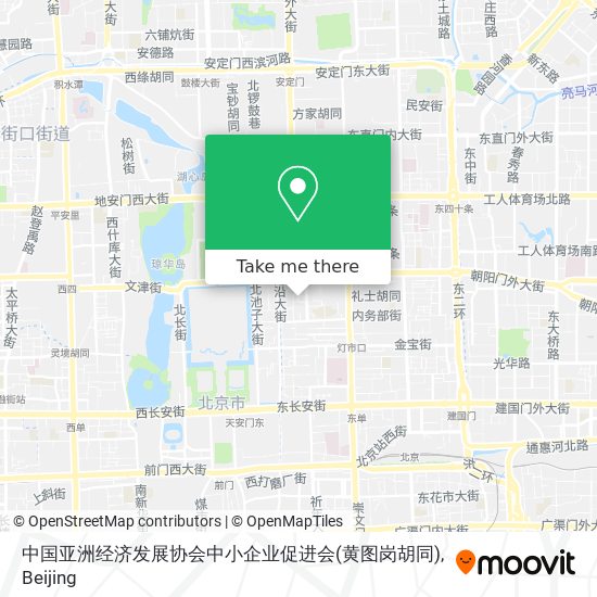 中国亚洲经济发展协会中小企业促进会(黄图岗胡同) map