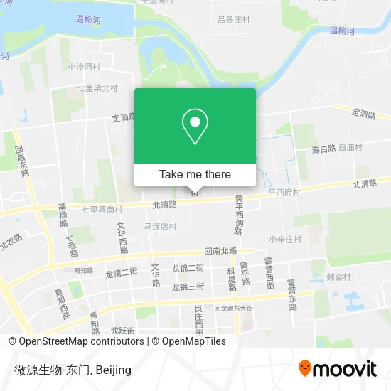 微源生物-东门 map