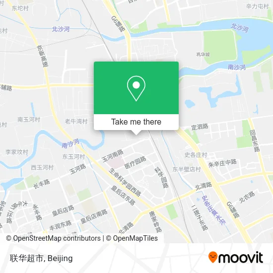联华超市 map