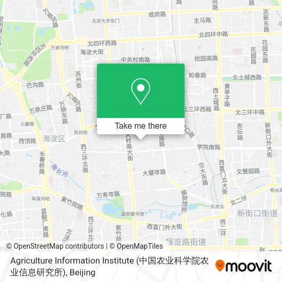 Agriculture Information Institute (中国农业科学院农业信息研究所) map