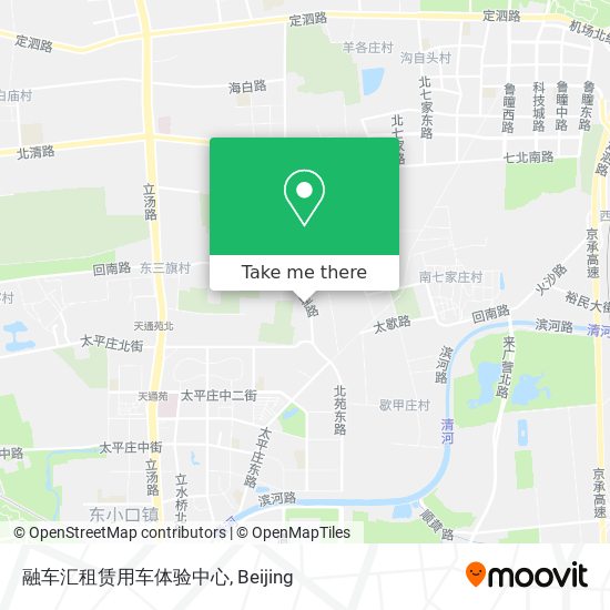 融车汇租赁用车体验中心 map