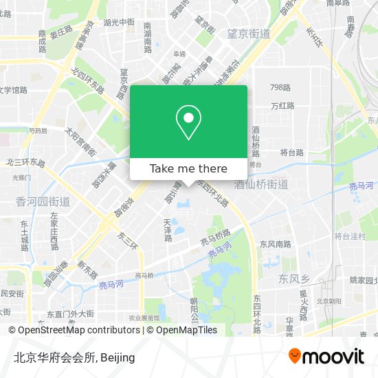 北京华府会会所 map