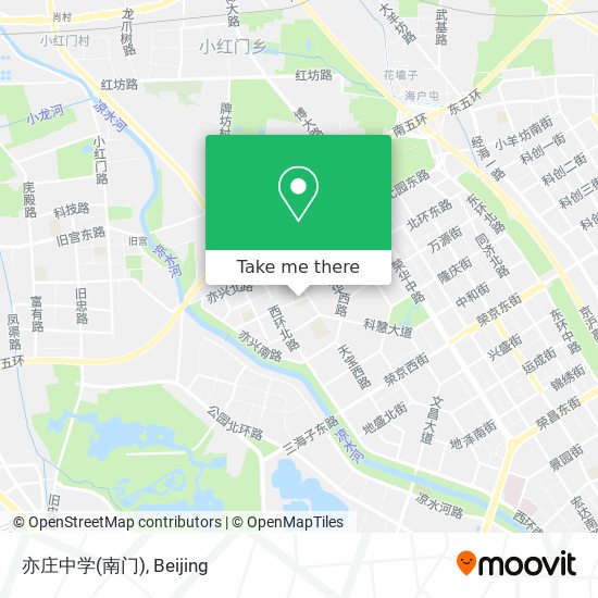 亦庄中学(南门) map