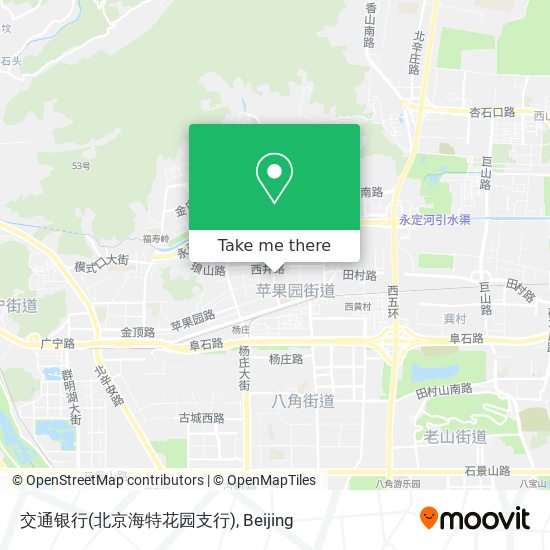 交通银行(北京海特花园支行) map