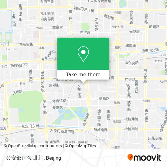 公安部宿舍-北门 map