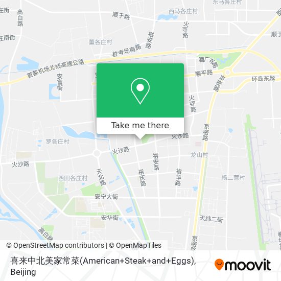 喜来中北美家常菜(American+Steak+and+Eggs) map