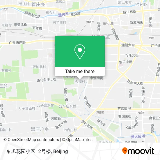 东旭花园小区12号楼 map
