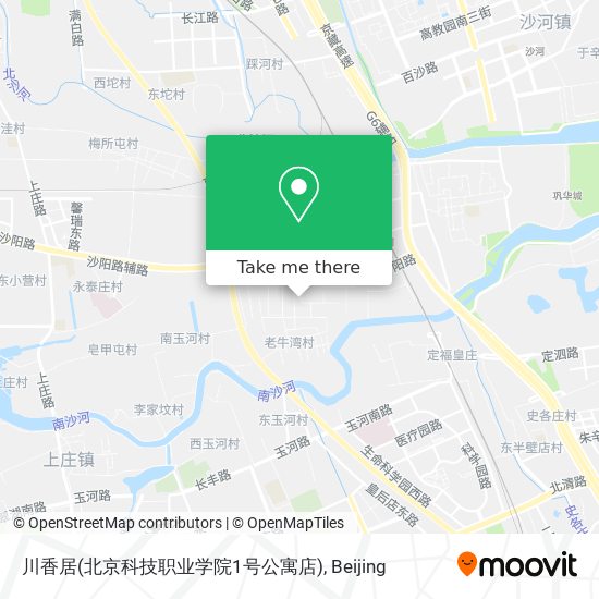 川香居(北京科技职业学院1号公寓店) map