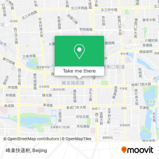 峰巢快递柜 map