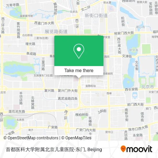 首都医科大学附属北京儿童医院-东门 map
