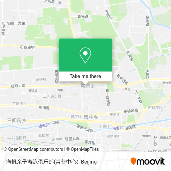 海帆亲子游泳俱乐部(常营中心) map