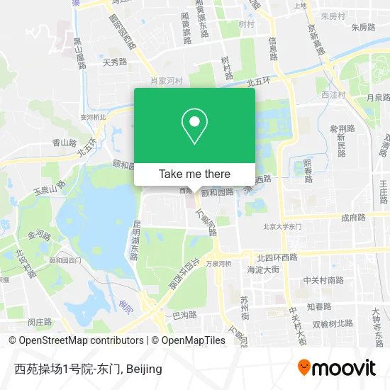 西苑操场1号院-东门 map