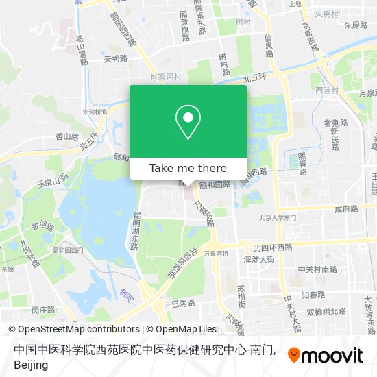 中国中医科学院西苑医院中医药保健研究中心-南门 map